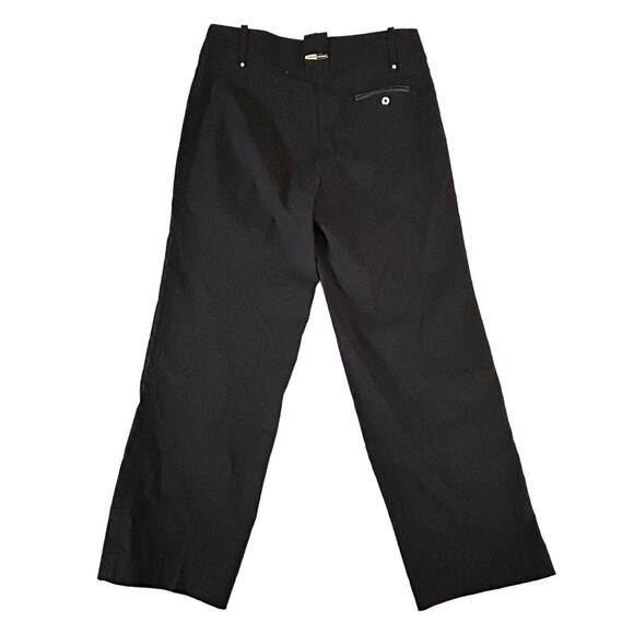 Jamie Sadock Golf Crop Pants Womens Size 2 Black 28x22 Tapered Leg 91301 NWT - Picture 2 of 16